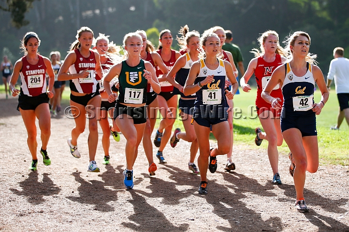 2014USFXC-040.JPG - August 30, 2014; San Francisco, CA, USA; The University of San Francisco cross country invitational at Golden Gate Park.